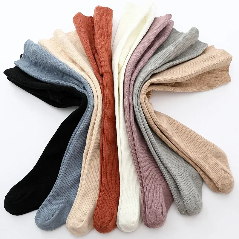 New Children Girl Leggings Liner Woolen Brushed Baby Elastic Pantyhose Brushed Thicken Pantyhose Autumn Winter Warm Kids Pants