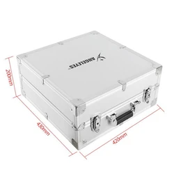 Angeleyes HEQ5 Aluminum Box for Astronomical Ttelescope Equatorial Instruments Store Shock-absorbing Moisture-proof Suitcases