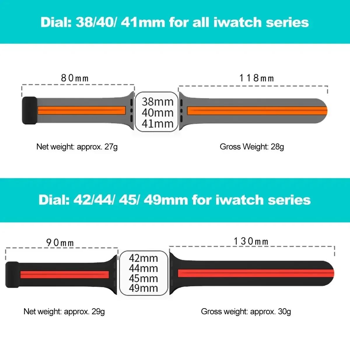 Magnetic Strap For Apple watch Silicone Bracelet Ultra 2 band 44mm 45mm 49mm 40mm 41 42mm 38mm iWatch Series 9 8 7 6 5 SE correa image 3
