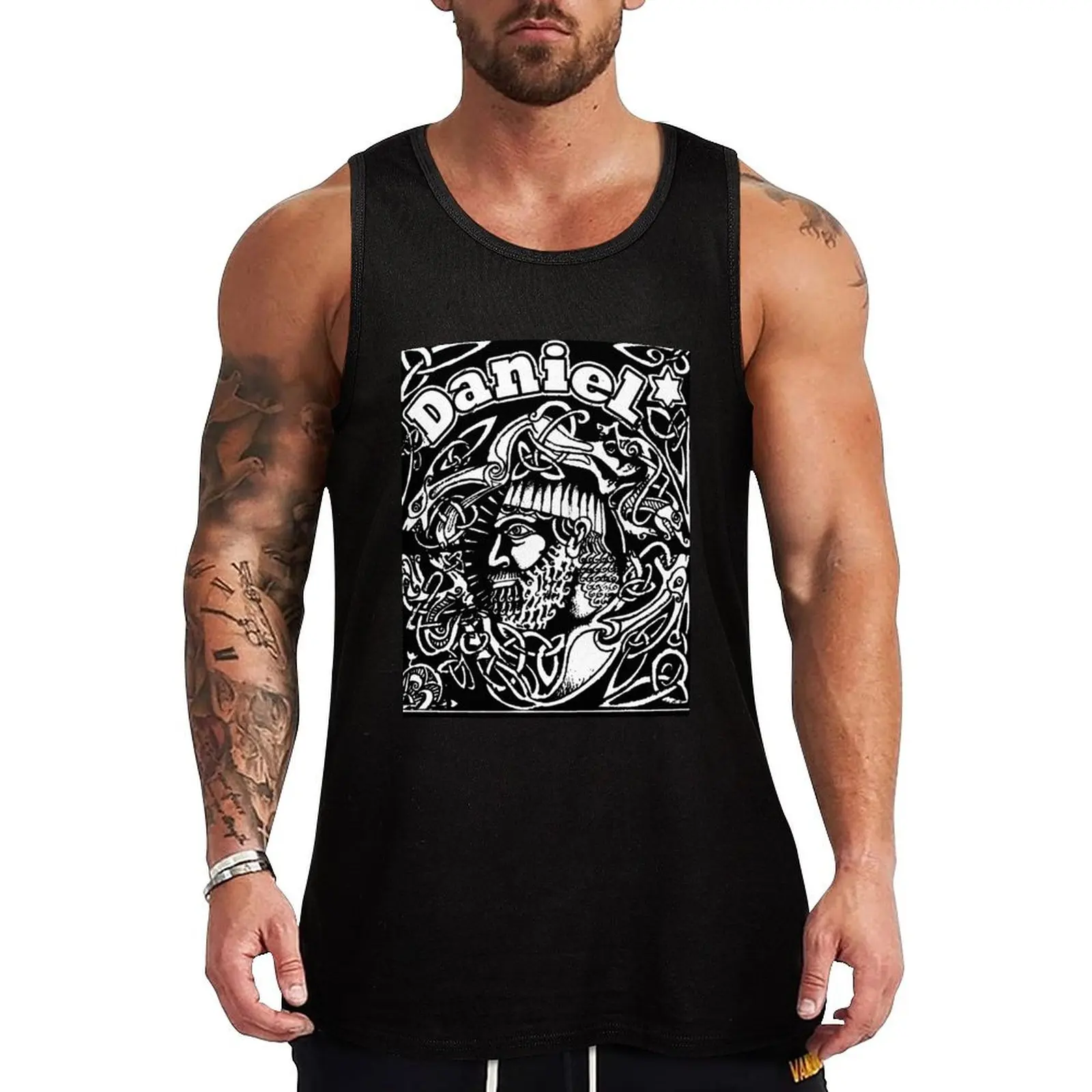 Daniel cover Tank Top Trendy Print Tank Top Fashion Graphic Sleeveless Top