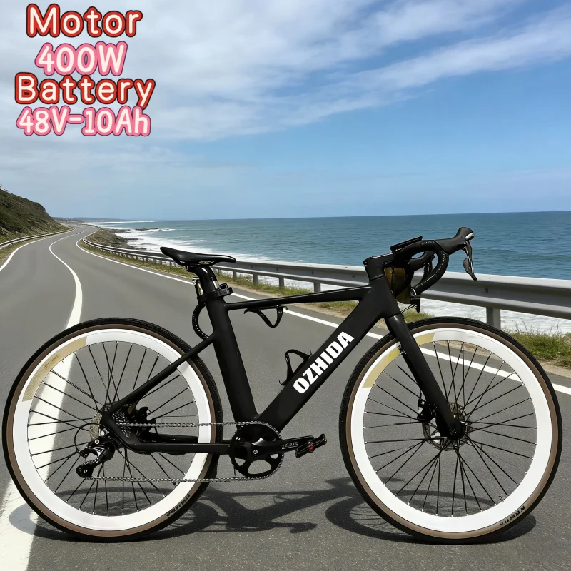 

400W adult electric power-assisted bicycle 48V10Ah lithium battery electric pedal bicycle 26 inches urban leisure riding E-Bike