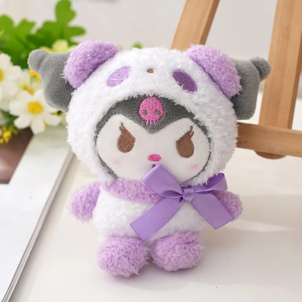 12 centimetri Sanrio Peluche Anime Cartoon Giocattoli Kulomie Bambole Animale Sveglio Borsa Da Scuola Cartella Ciondolo Decorazione Ragazza Bambini Regali di Natale