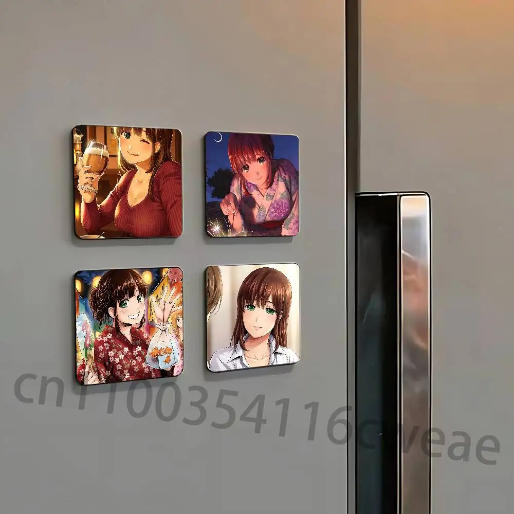 D-Domestic Girlfriend Magnet Refrigerator Fridge Sticker for Home Decor DIY Wall Decor