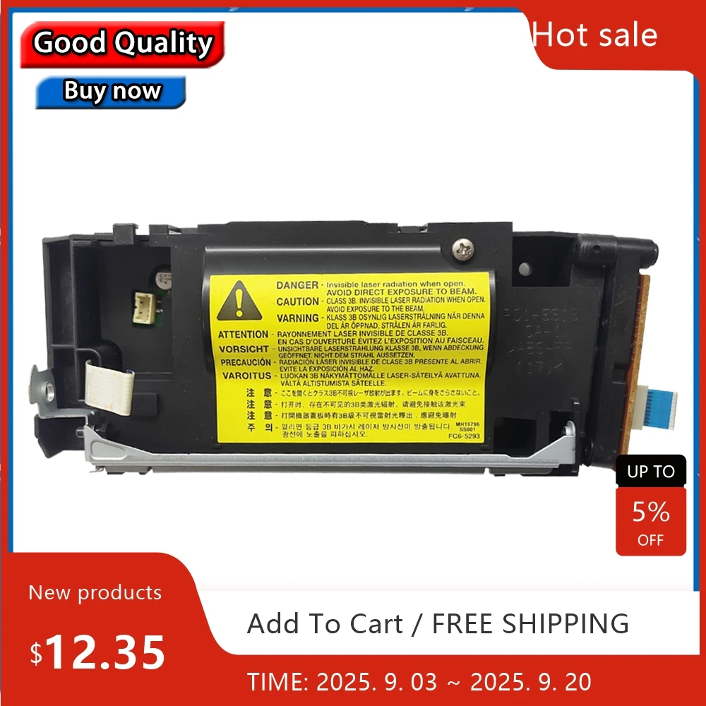 

Оригинальный лазерный сканер для HP1010 1012 3015 3020 3030 RM1-0624-000 RM1-0624 RM1-0171-000 RM1-0171, детали принтера в продаже