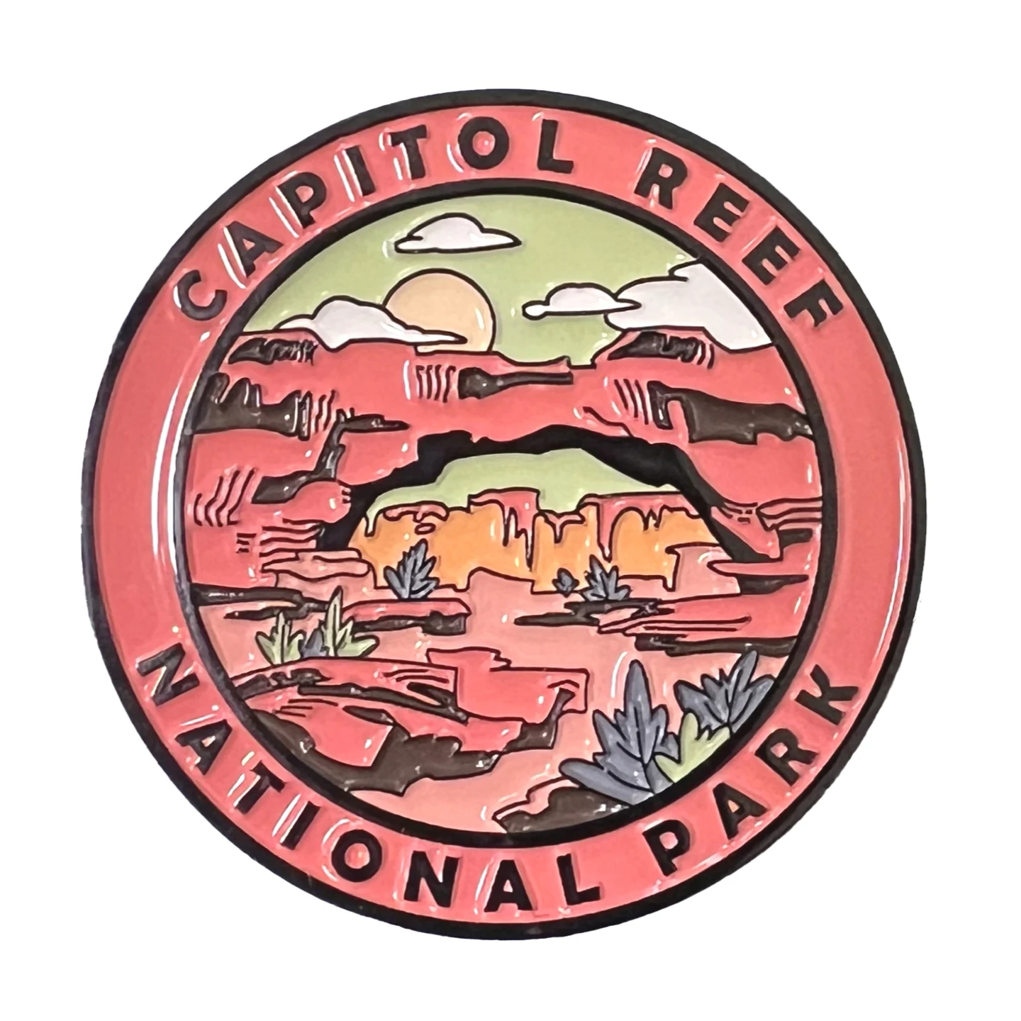 

Capitol Reef National Park Collectible Magnet – Enamel Finish, 52mm – Cre8Travel