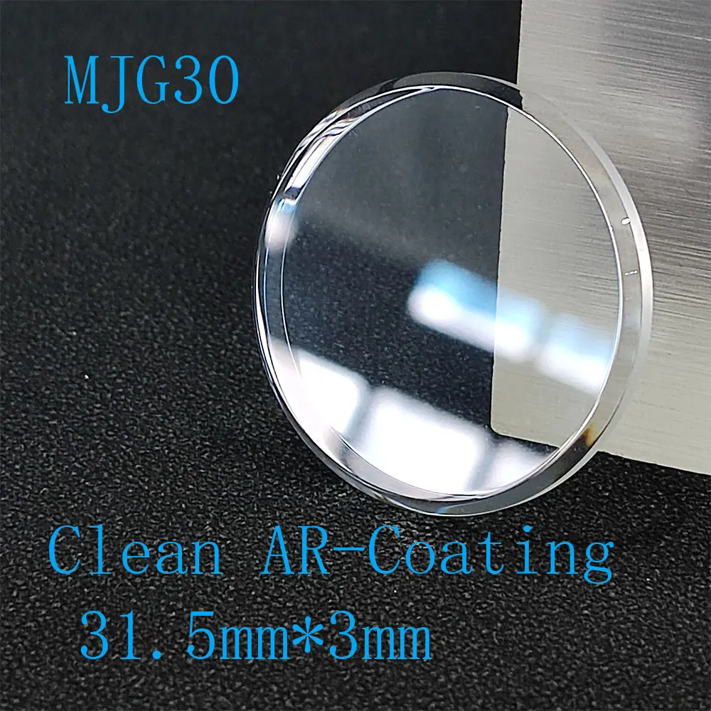 Modul kaca jam tangan presisi Mineral 31.5x3.0mm cocok untuk SKX007 SKX009 Module Module SRPD71 SRPD77 Module