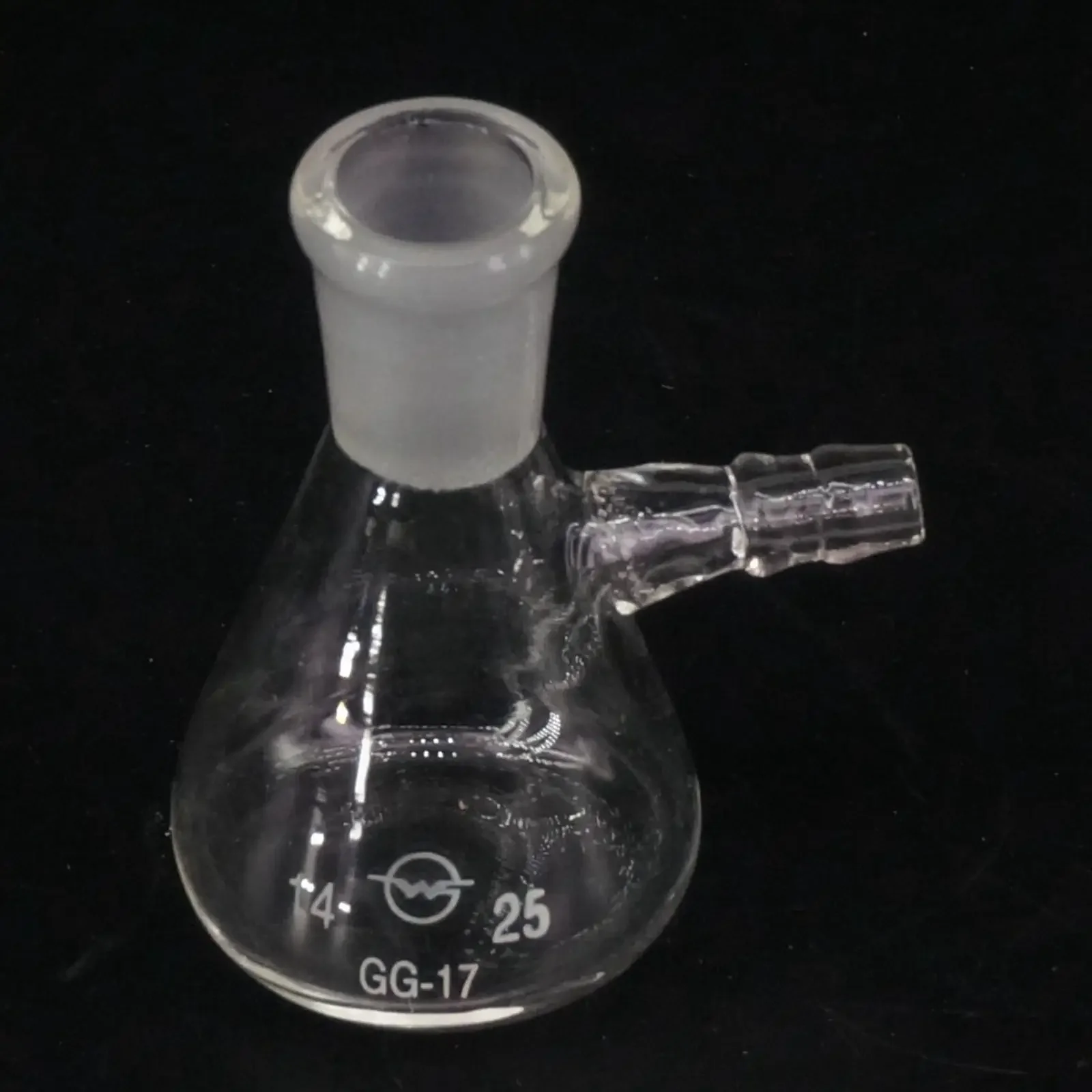 25ml 14/23 Ground Joint Conical Filter Flask with Side Arm Lab Glassware