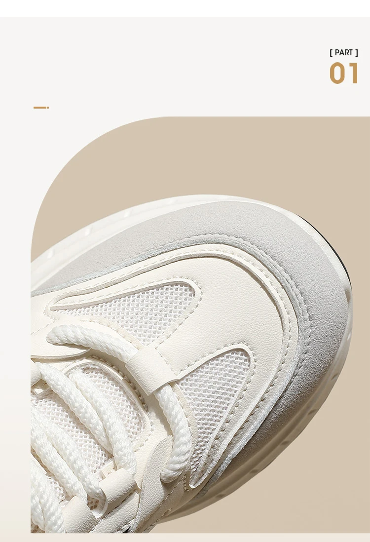 FOXER Damen Sneakers 2026 Neue Lässige Atmungsaktive Mesh-Schuhe Damen-Vulkanisierschuhe Sportschuhe – Detail 6