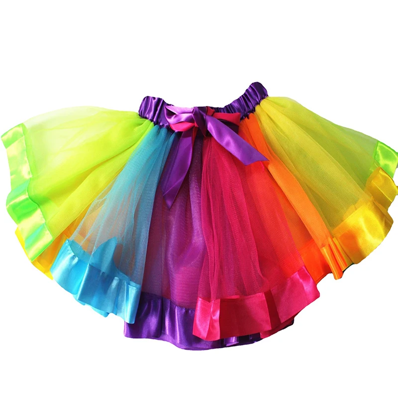 Women's Dance Skirts Tulle Tutu Skirt Ballet Skirts Layered Tutu Short Skirt Party Festival Costume