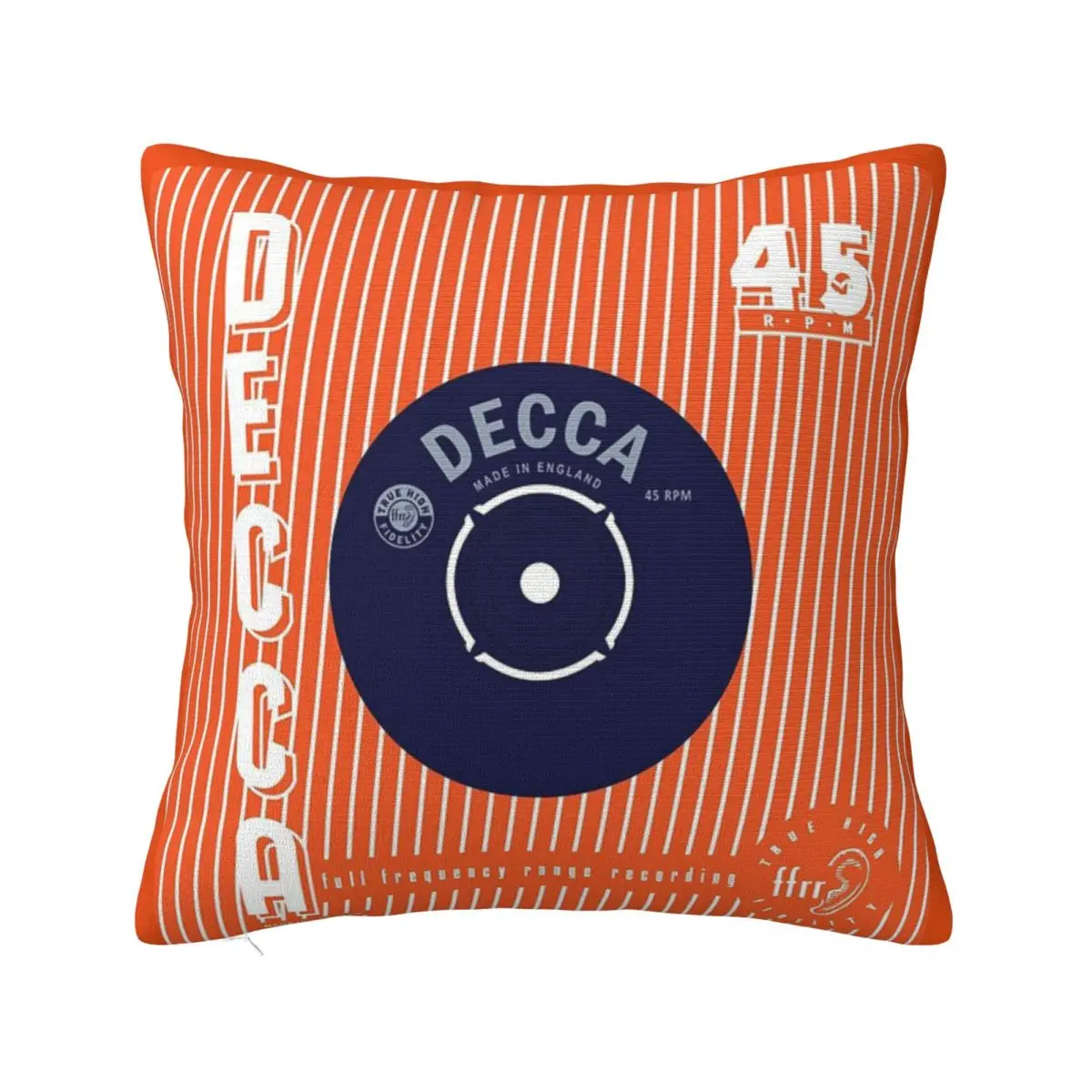 Decca Vintage Record Sleeve Vector Dakimakura Sleeping Pillows Decorative Pillowcase Pillow Case Pillow Cover