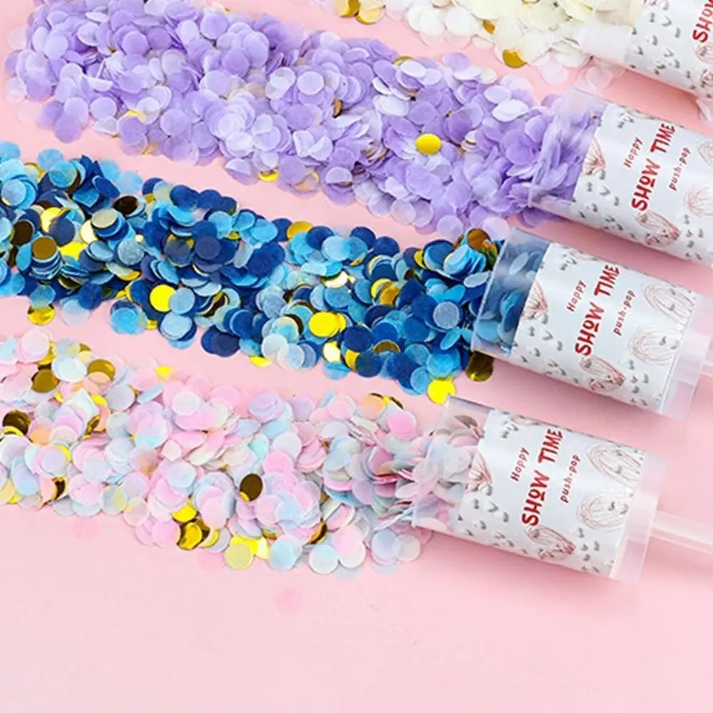 

Handheld Bridal Shower Anniversary Birthday Fireworks Tube For Wedding Party Decortion Supplies Confetti Popper