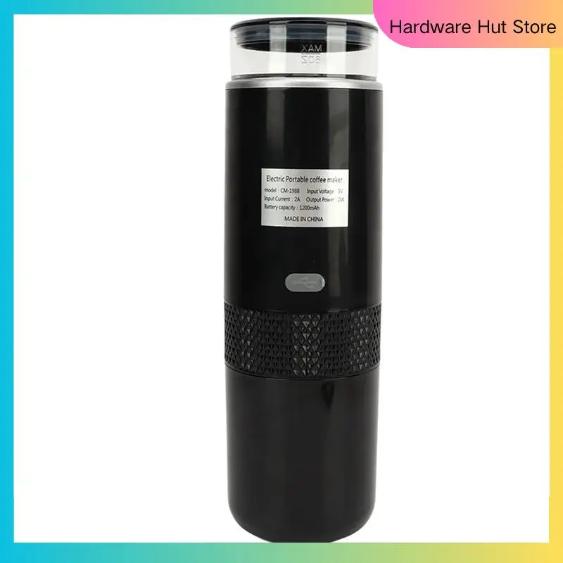 

Coffeemaker Type C Rechargeable Portable Coffee Maker 2 In 1 Design 1200Mah Battery One Button For Hiking-Y31A