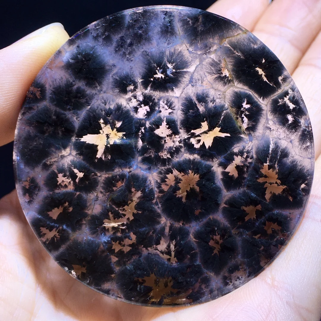 

Натуральный какоксенит ауралит 23, фиолетовый, красный кулон 56/56/4,2 мм для женщин и мужчин, круглый ауралит 23, серебряные ювелирные изделия с кристаллами AAAAA