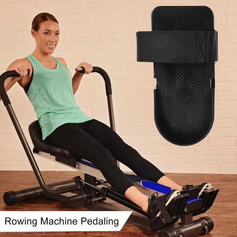 Rowing Machine Foot Pedals Full Body Workout for Sports Equipment Equpment Exercising Bile Flat Plastic Road Exercise