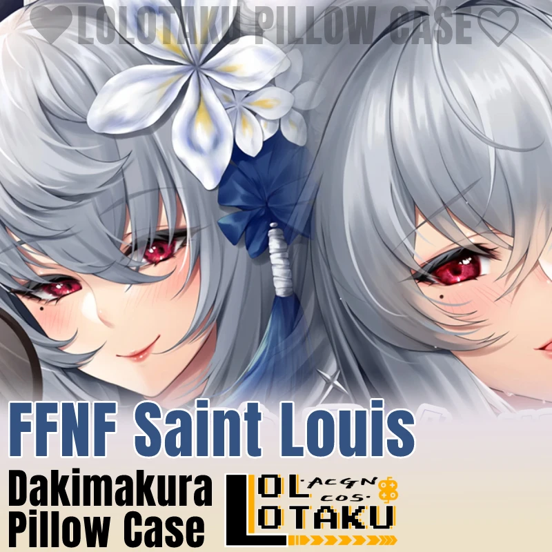 FFNF Saint Louis Dakimakura Azur Lane Game Sexy Pillowcase Hugging Full Body Pillow Case Cushion Cover Home Bedding Decor Gift