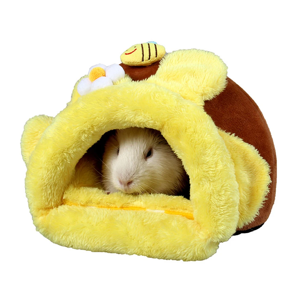 

Pet Warm Nest Soft Material Winter House for Squirrel Hamster Guinea Pig Small Pets Comfortable Lightweight Portable Bed Car