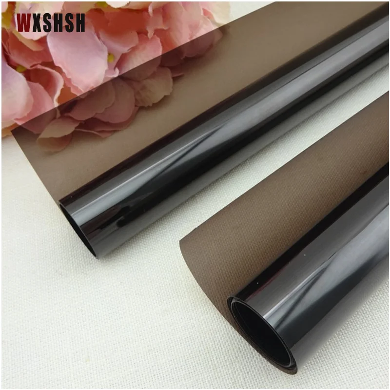 Thermal film Heat Insulation Anti-UV Removable Durable Drop Shipping Vinyl for Home Building Office Tint-Film 6m Length Tea Brow