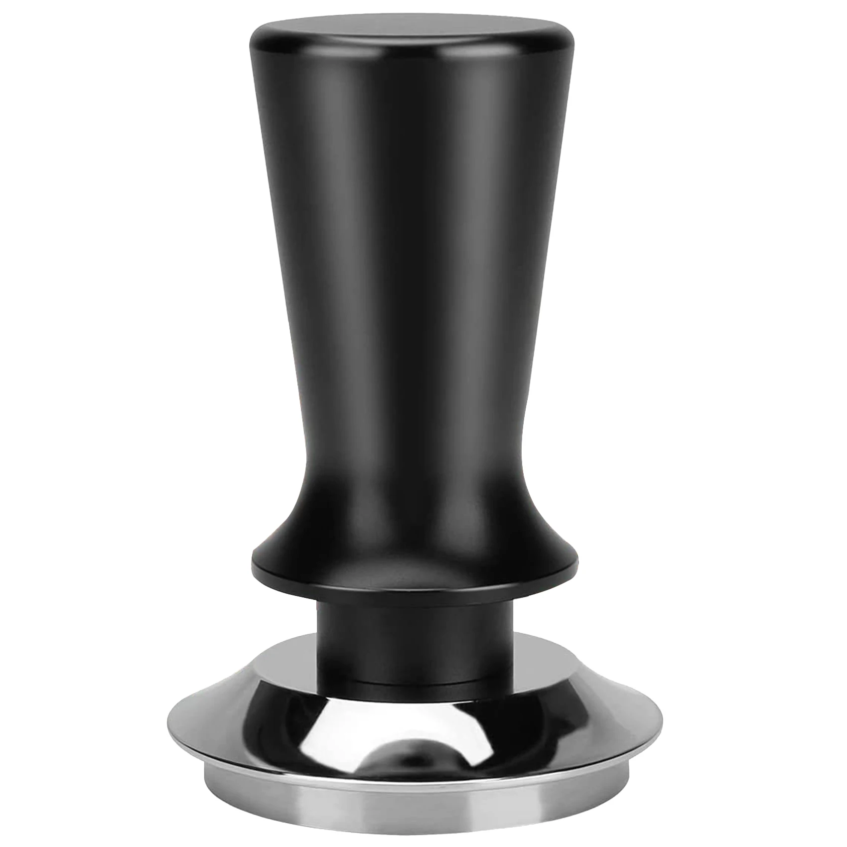 

Calibrated Espresso Tamper Coffee Tamper with Spring Loaded Tamper Tool Powder Press with Flat Stainless Steel Base-53mm