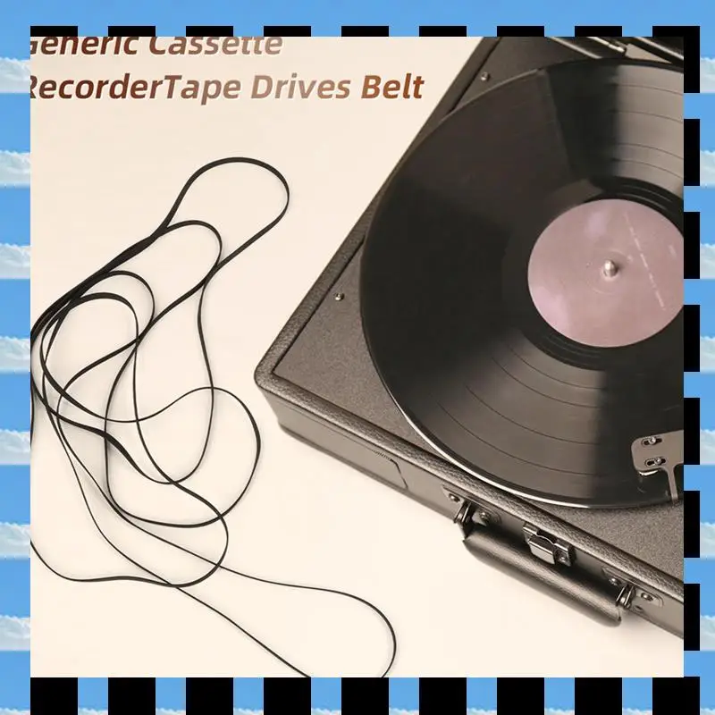 ABME 10Pcs Turntable Belt Different Specifications Recorder Rubber Belt For Turntable Phono