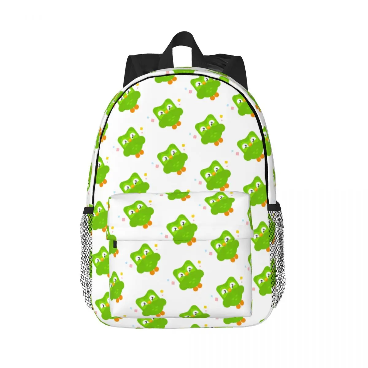 Duolingo Owl Duo Backpacks Boys Girls Bookbag Fashion Children