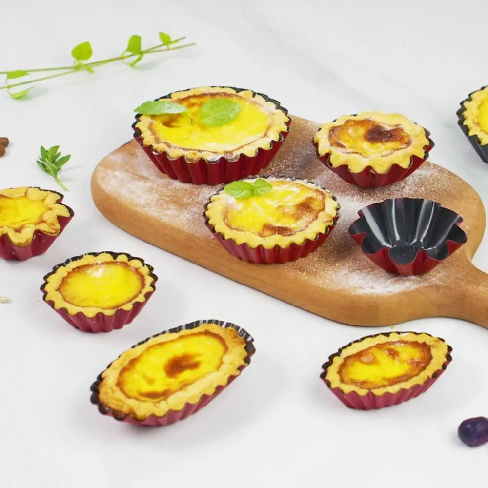 Non-stick Tart Quiche Flan Pan Mold Pie Pizza Cake Mold Cupcake Egg Tart Tartlet Baking Mold Muffin Cup Pizza Pan Bakeware