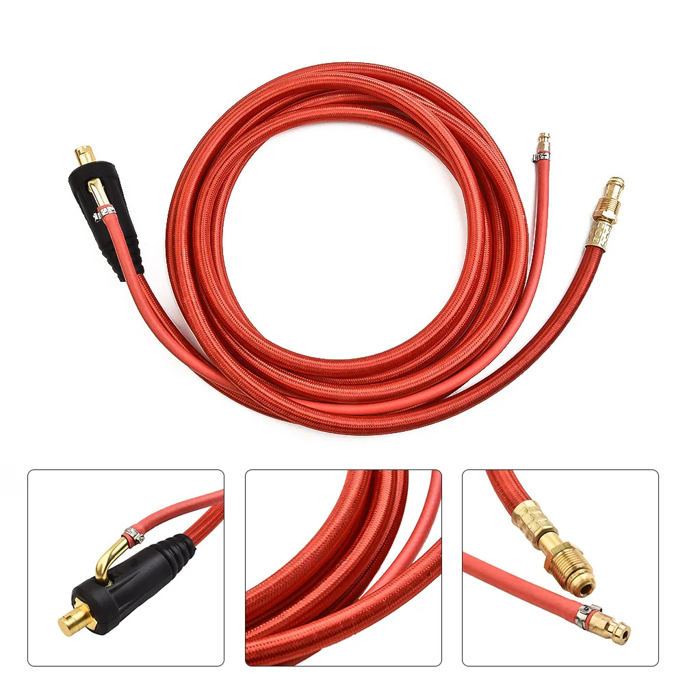 

Welding Efficiency Unleashed WP26 Integration of Quick Connect Technology and Reliable Red Hose Cabling System