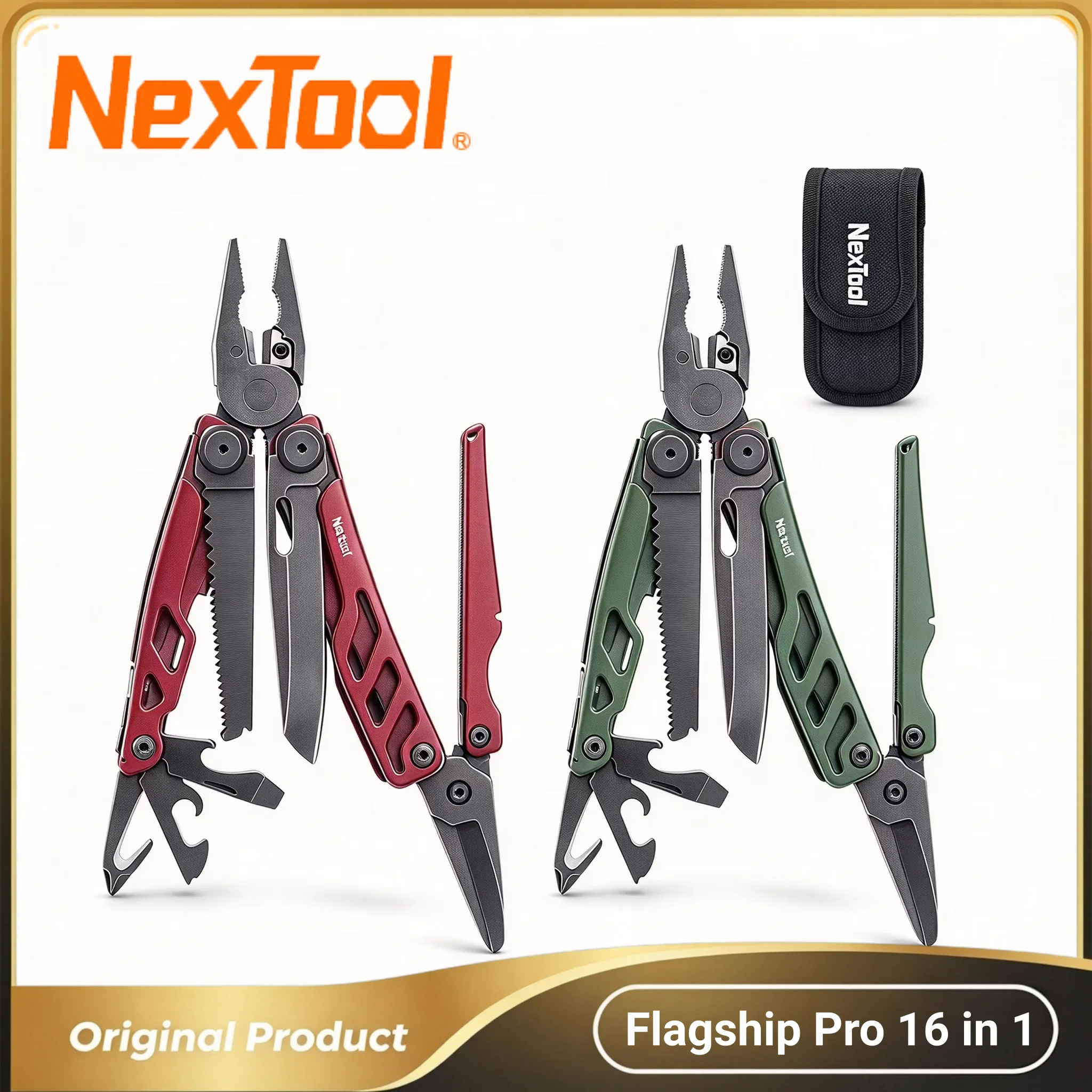 NexTool New Flagship Pro 16 in 1 Multi Tool Pliers Folding Knife Tactical Pocket Camping Survival Knives Multitool Tools Plier