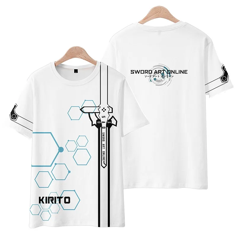 Sword Art Online AnimeT-Shirts Men Women Tee Shirt Short SleeveT Shirt Plus Size Tops