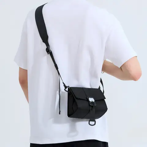 New Men's Simple Crossbody Bag Large Capacity Commuter Camera Storage Shoulder Bag Shoulder Bag Mobile Phone Bag