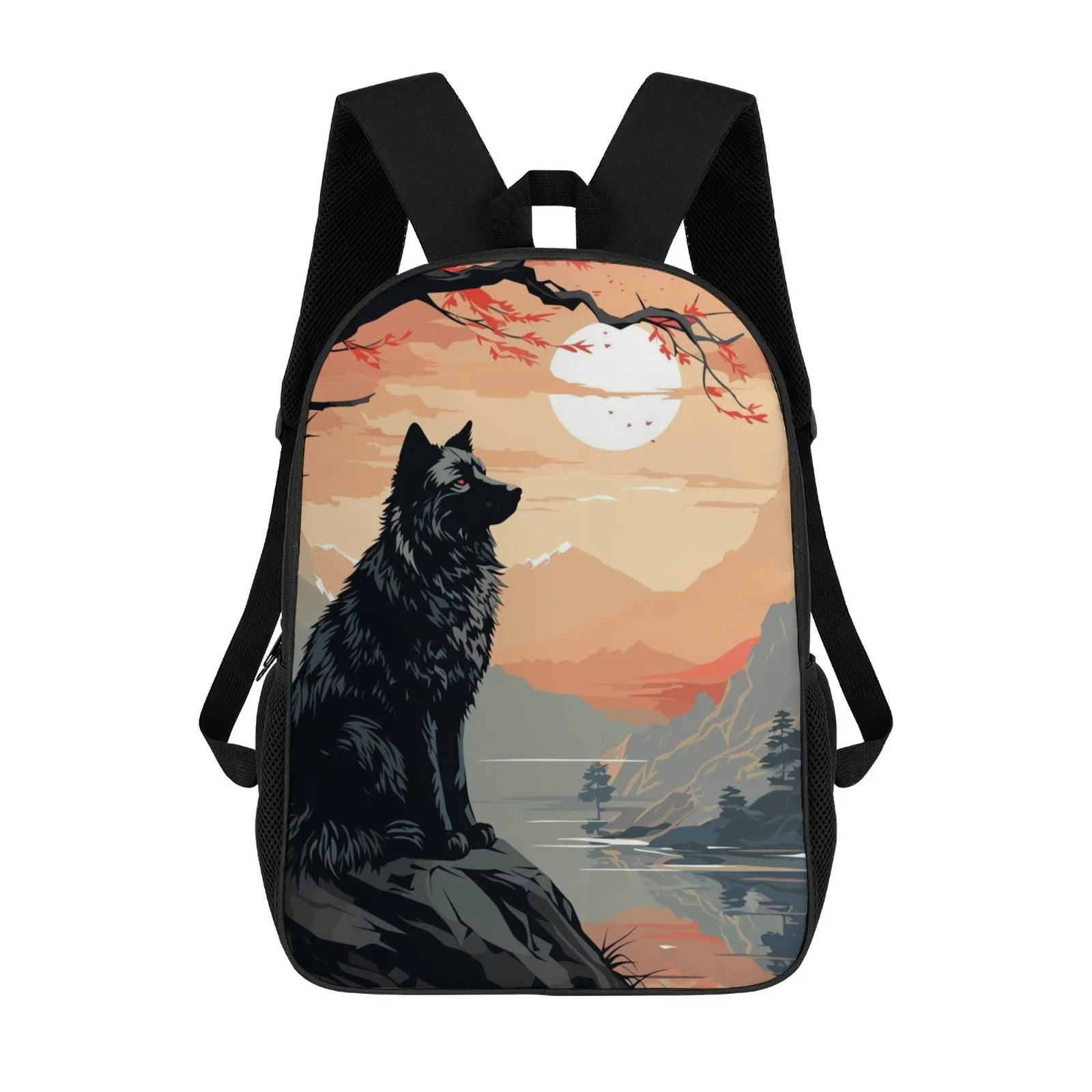 

Dog Animal Japan Vibes Mochila Escolar Printed School Backpacks For Teenagers School Bags Boys 17 Inch School Backpack Bag