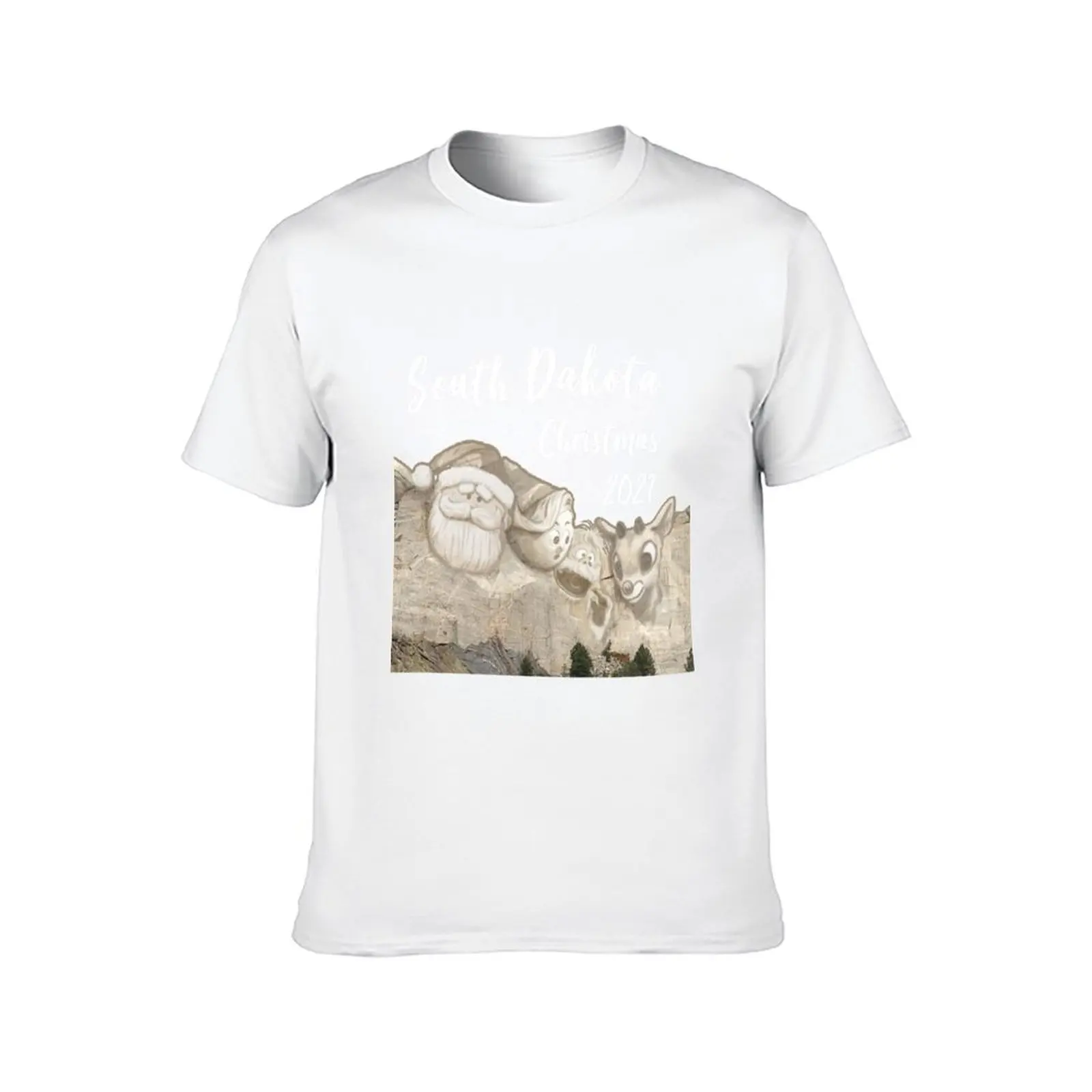 تي شيرت South Dak تي شيرت للرجال بقصة ضيقة تي شيرت أساسي #2