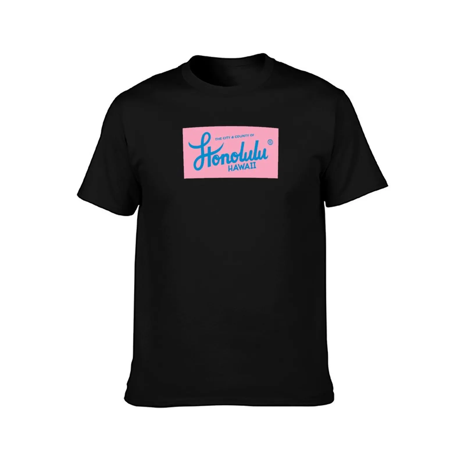 Leonards Bakery but make it Honolulu Hawaii T-Shirt Basic Solid Color Short Sleeve T-Shirt