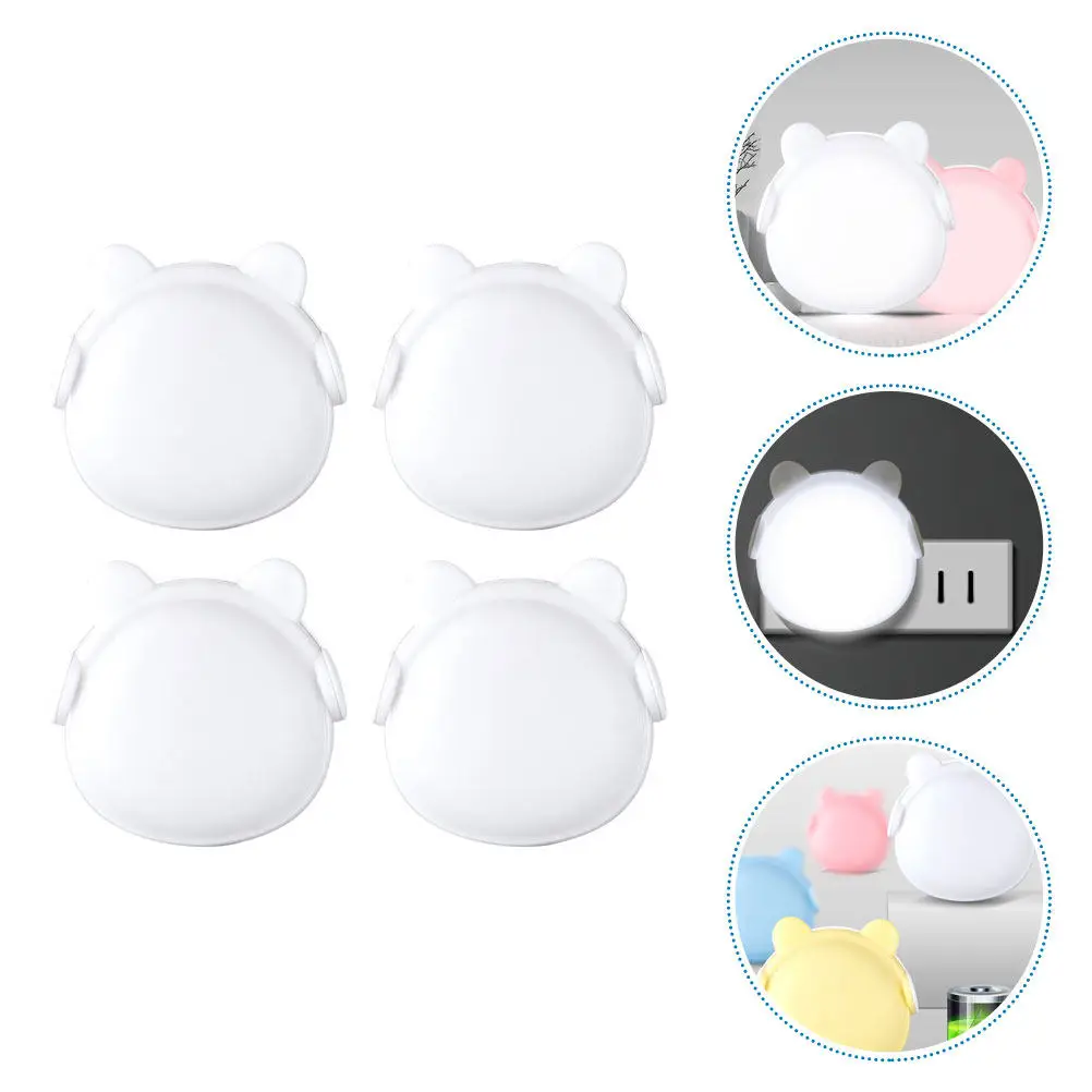 

Набор из 4 умных светодиодных ночников с датчиком освещенности, прикроватные светильники, не ослепляющие, для защиты глаз, для спальни