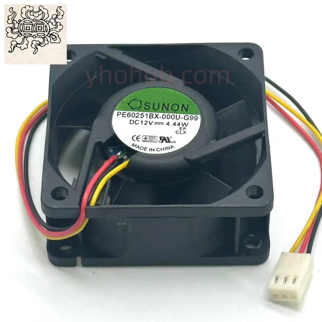 

Ltsf For SUNON PE60251BX-000U-G99 DC 12V 4.44W 60x60x25mm 3-Wire Server Cooling Fan
