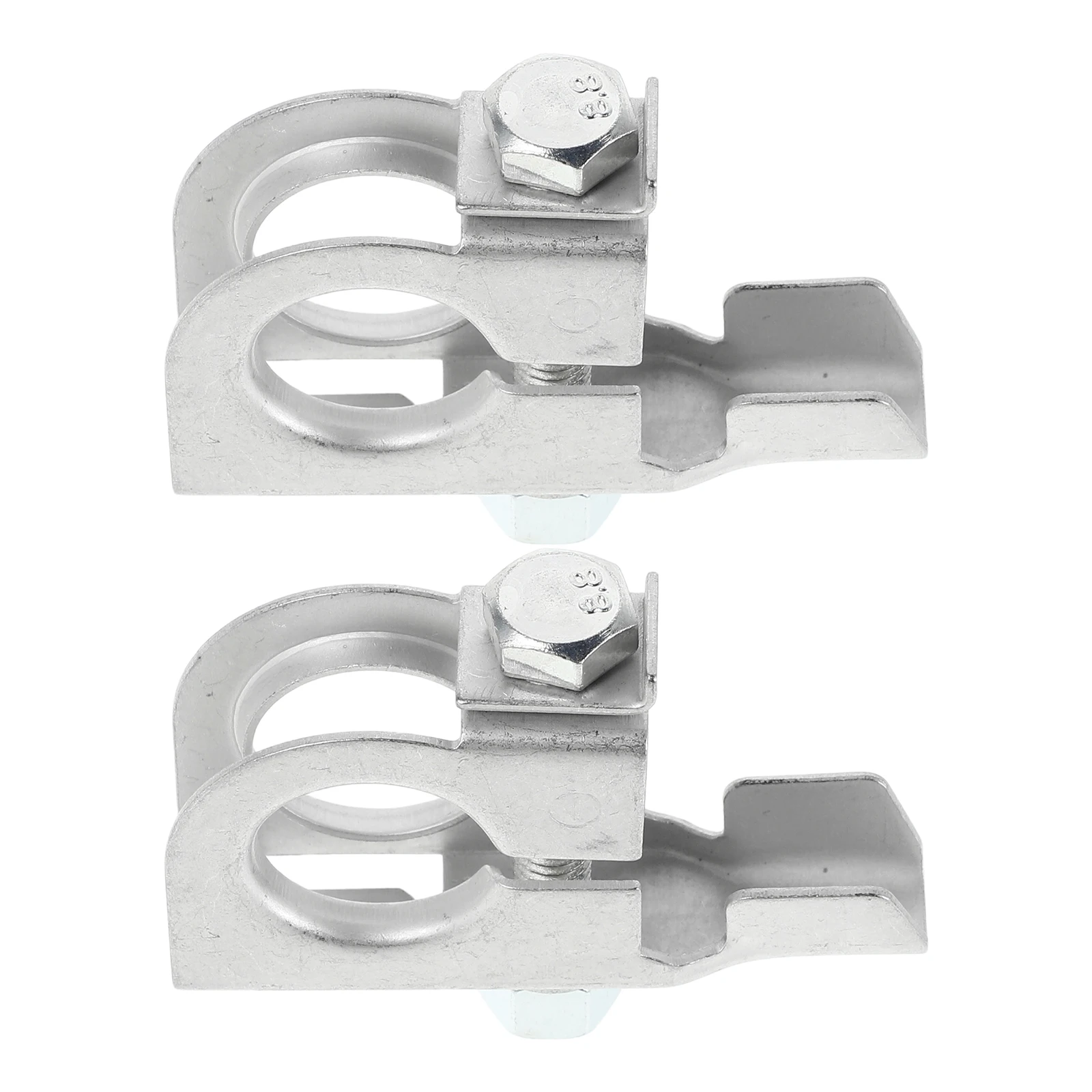 

2pcs Heavy Duty Copper Terminal Clamps Durable Reliable Connectors Car Marine Rv Posts Clamps Terminal Connector