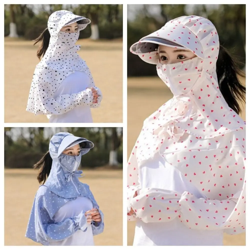 Sunscreen Shawl Sun Hat Sunscreen Lenses Full Face Fishing Hat Breathable Quick Drying Neck Protection Hat Outdoor Homework