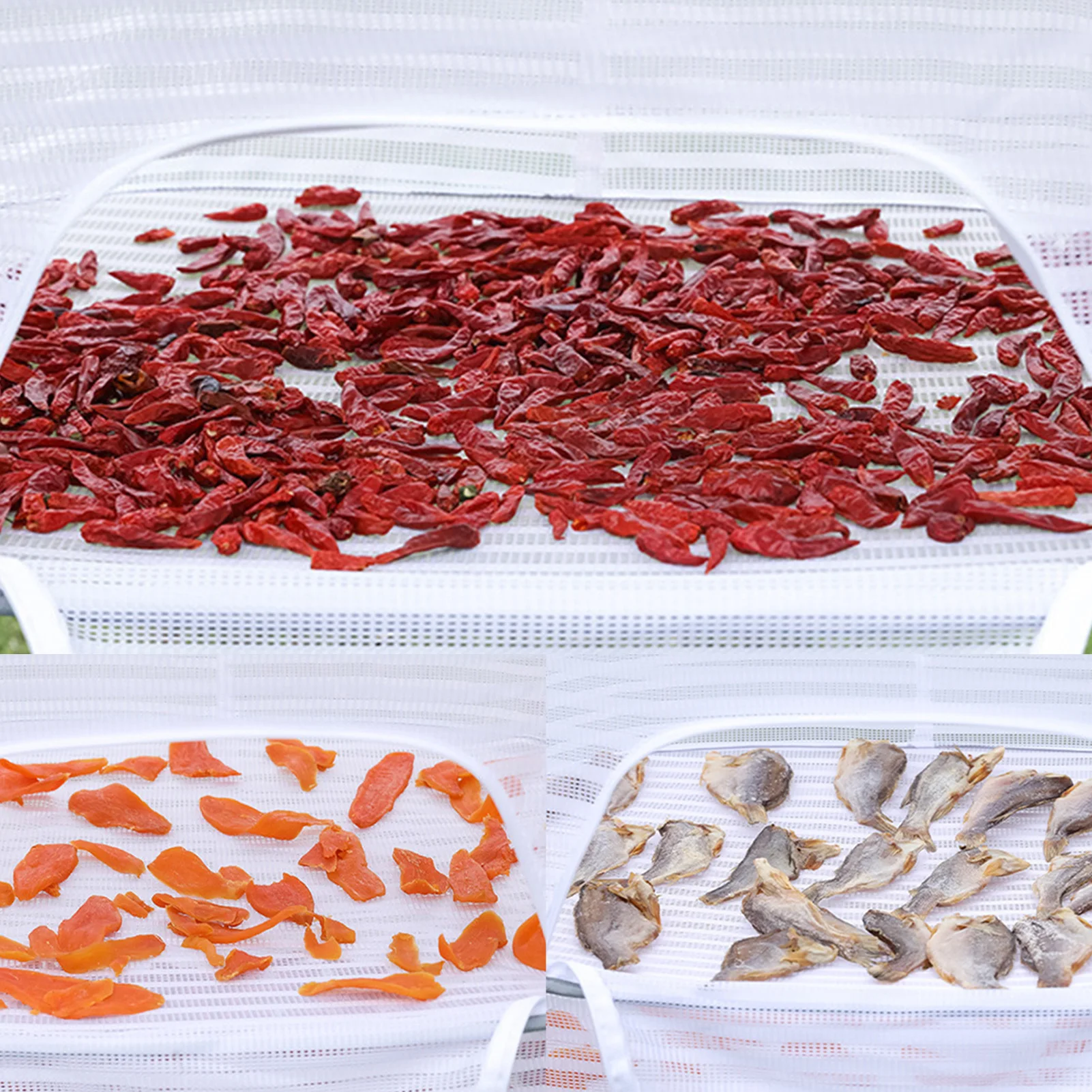 Collapsible Laundry Basket Drying Rack Quick Drying with Good Irradiation and Air Circulation Suitable als Fish Radish Slices