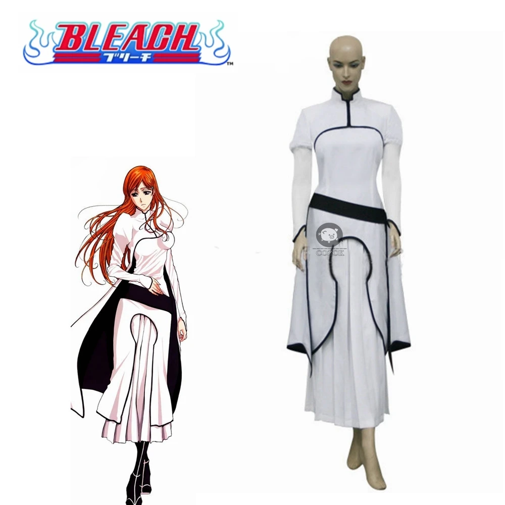 

Аниме Orihime Inoue Arrancar Косплей Костюм Белое Платье На Заказ Хэллоуин