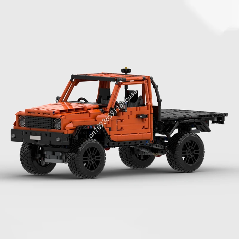 2891 Uds. MOC Toyota Landcruiser serie cabina única Ute modelo técnico bloques de construcción idea para niños juguetes educativos regalos de navidad