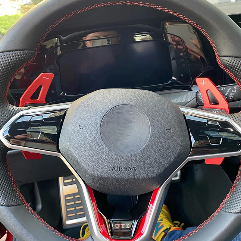 Shift Paddle For Volkswagen VW Tiguan Jetta MK6 Golf 7 Alltrack MK7 Passat B8 Variant Car Steering Wheel DSG Shifter Extension view 6