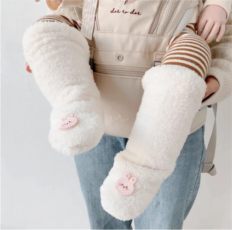 

1 Pair Casual Thickened Newborn Baby Socks Anti-slip Solid Color Kids Floor Socks Warm Baby Foot Warmer Infant Winter