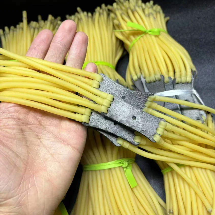 Slingshot Elastic Band Leather Rubber Band 3050 Latex Powerful Catapult Replacement Outdoor Shooting Tube Sling Elastic