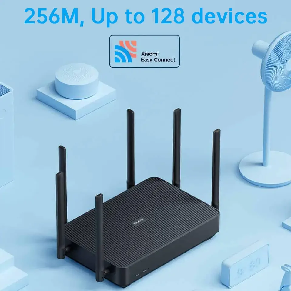 Xiaomi Redmi AX6S Router 3200 Mbps 2.4G 5GHz Mesh WIFI6 256MB Signal Amplifier WiFi Repeate Networking Extender MU-MIMO Parallel