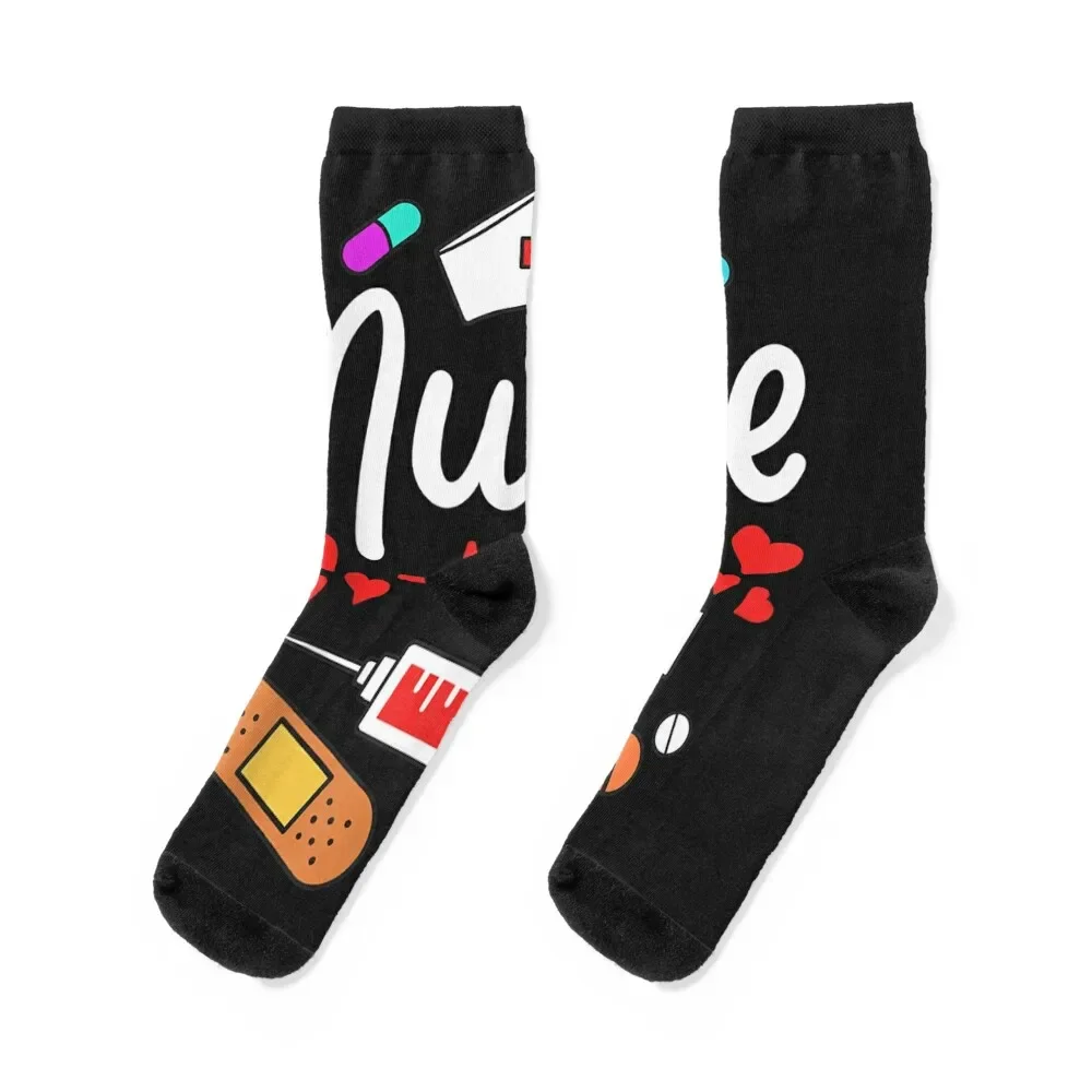 

Nurse Nursing Socks Hiking boots tennis Women Socks Men's