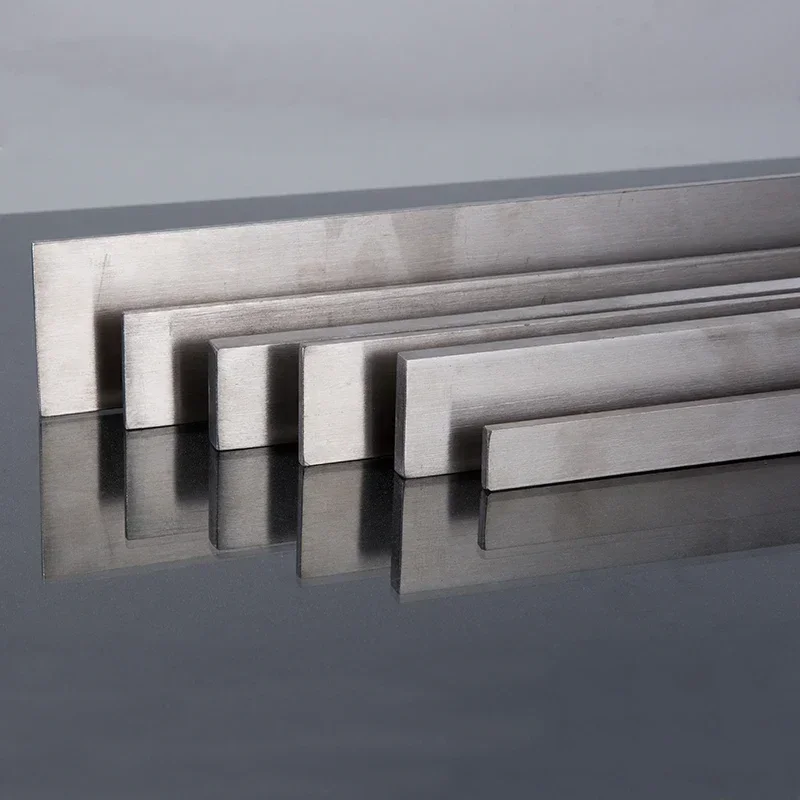 1Pcs Length 100/200/300/500mm 304 Stainless Steel Flat Bar Flat Plate Thick 3/4/5/6/8/10/12/15mm Width 10/12/15/20/25/30mm