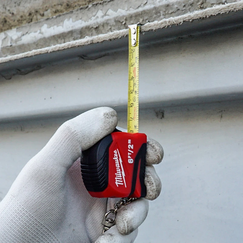 Milwaukee 2m/6FT Maßband mit Schlüsselanhänger, tragbares Messwerkzeug, Mini-Stahlmaßband für den Heimgebrauch 48-22-1706 – Detail 5