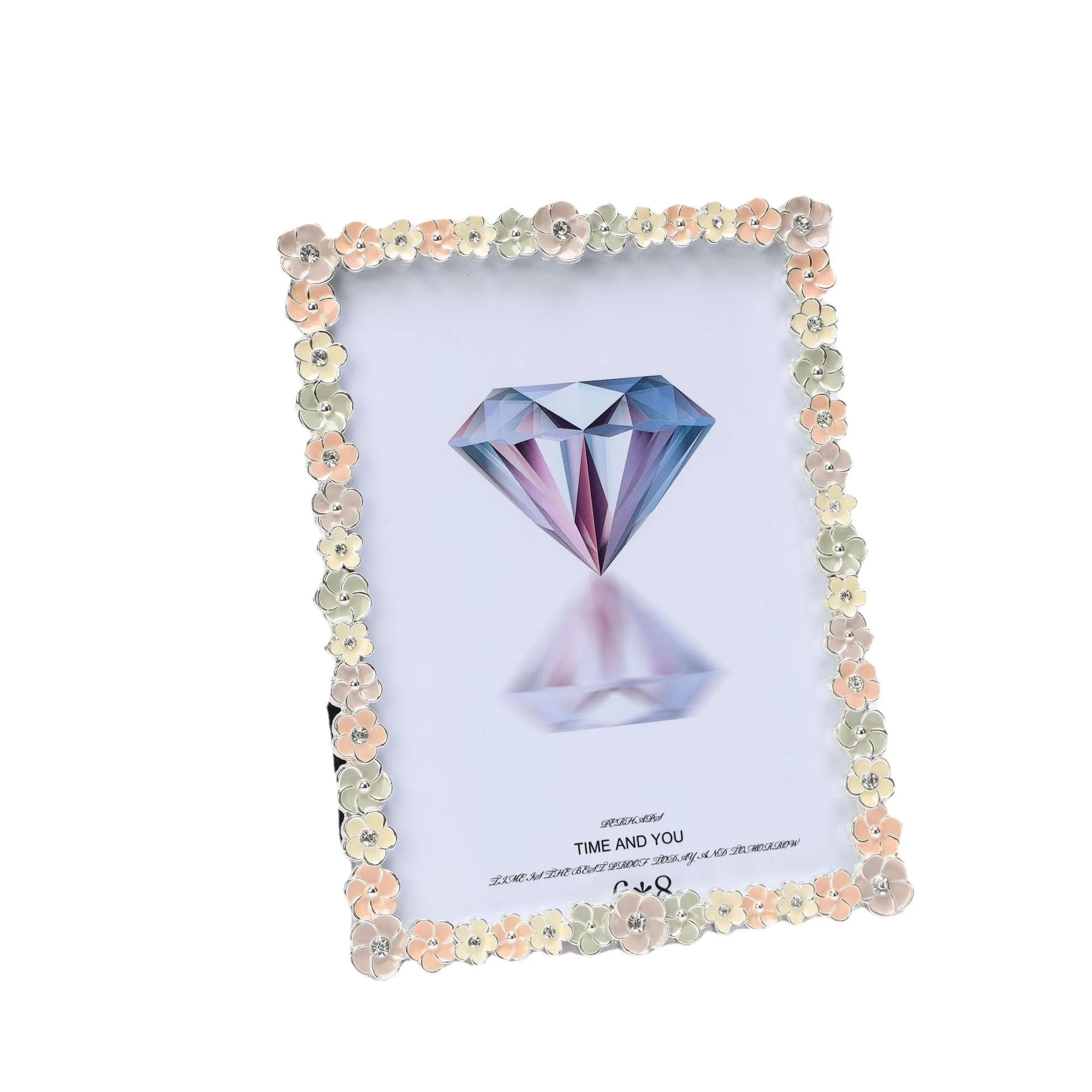 6/7/8 Inch Modern Simple Fashion Light Luxury Metal Picture Frame Wedding Birthday Party Gift