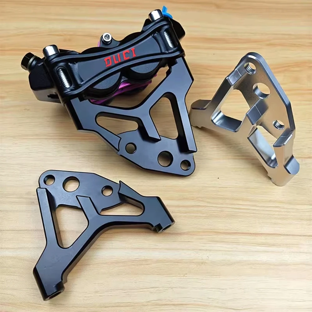 

Motorcycle 30/31/33core Front Shock Brake Caliper Bracket/Adapter For 100mm Mounting Brake Caliper For Brake Disc 220mm Modified