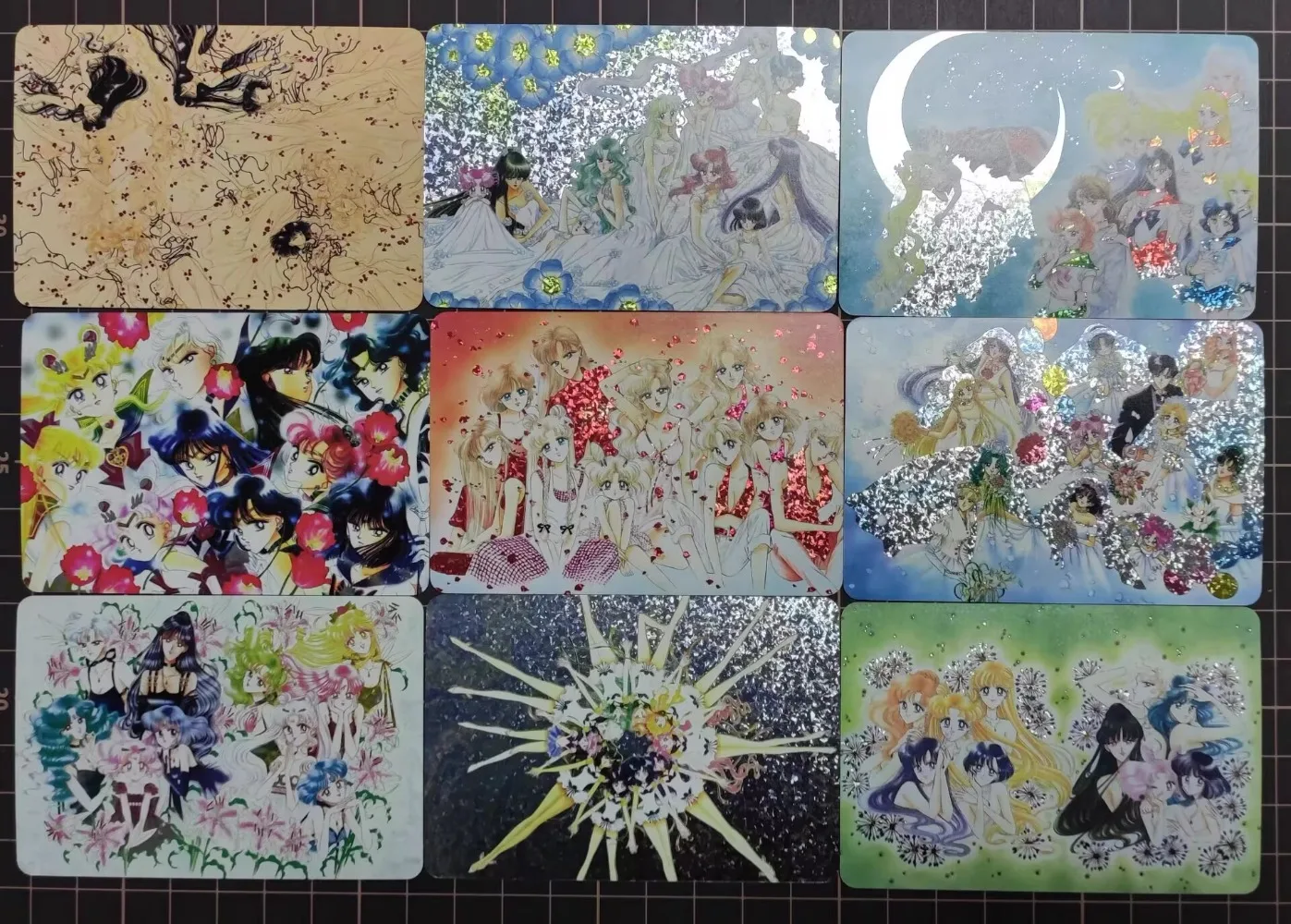 Sailor Moon Chibiusa Mizuno Ami ACG Diy Self Control Collect Signature Trading Flash Card Anime Cartoon Originele serie cadeau