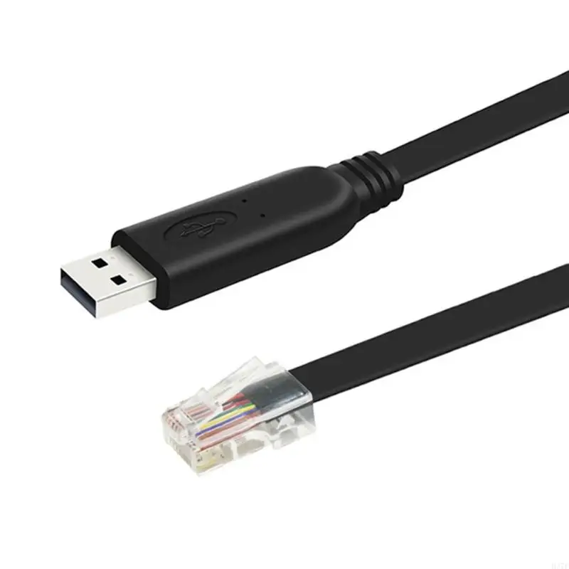 H37F High Speed USB Console Cable USB to RJ45 Cable USB To RJ45 Networking Cable For Efficient Console Debugging 180cm/300cm